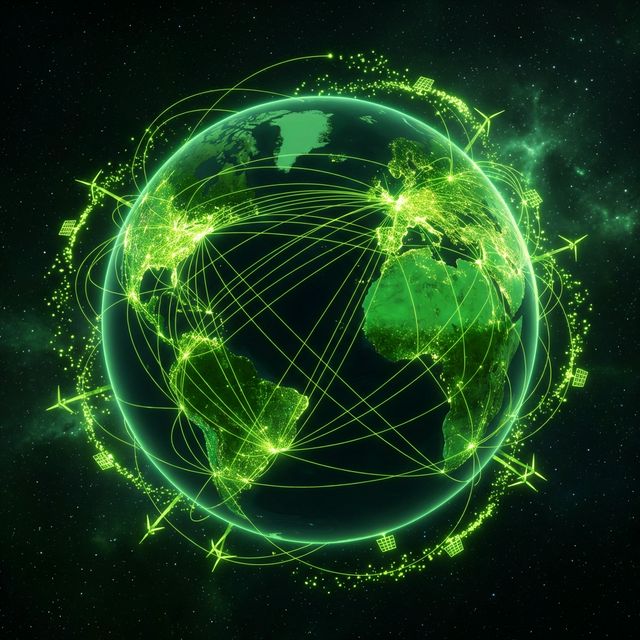 Global P2P charging network